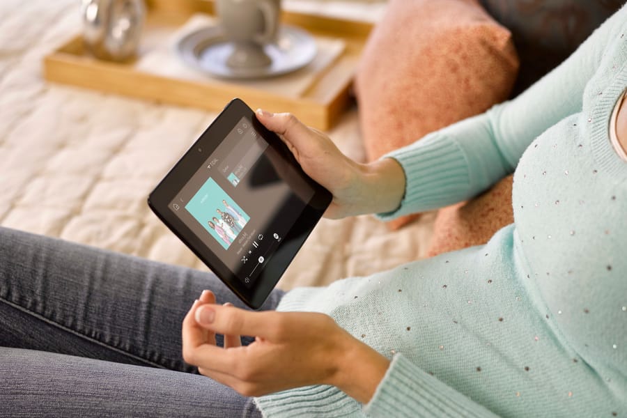 Streaming music from a Control4 touchscreen on the couch